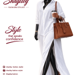 White Full gown long sleeve shirt