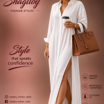 White Full length shirt