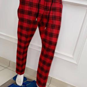 Red joggers trouser